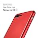 Produktbild PRUNUS Red TPU Hülle für iPhone 7 Plus, 100% Passgenauigkeit, einzigartiger Schutz durch Polycarbonat, Staub-und Fussel-Resistent, verleiht ihrem iPhone das Design des neuen iPhone 7 Product Red