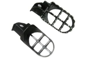 BHYSHOP Gris acier Pied Repose-pieds Piquets pour 1990-1998 DR250 DR350 Dr650 DR 250 350 650