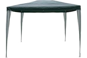 LIF Gazebo Macon Mt 2 X 2 Verde - Resistente all'Acqua - Protettivo UV - Per Uso Esterno
