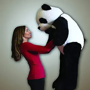 Sana Huggable Teddy Bear with Neck Bow