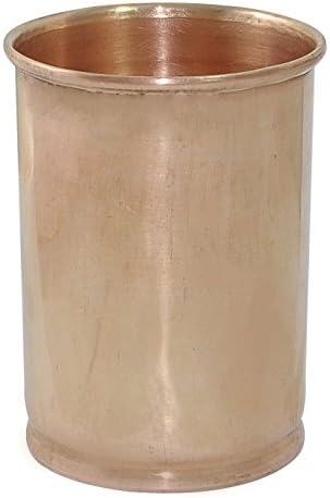 Ayurveda copper Tumbler / drinking cup for great health 250ml (Pack of 2)