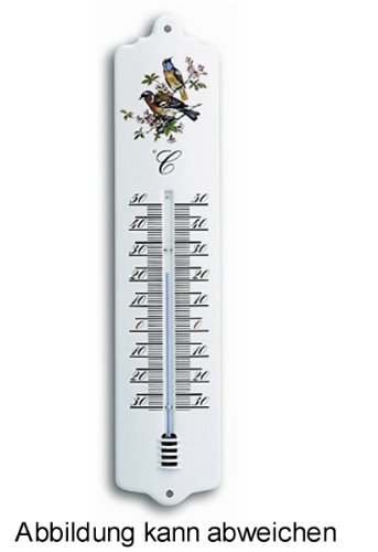 Preisvergleich Produktbild TFA Dostmann Innen-Außen-Thermometer weiß / Vogelmotiv, 33 cm