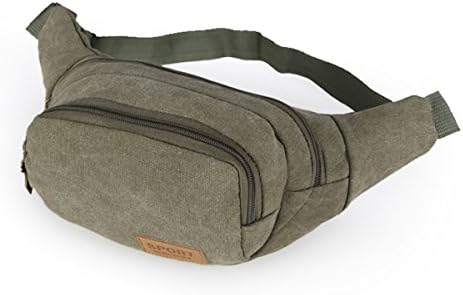 Bum Waist Bag 3 Zip Pockets Travel Hiking Outdoor Sport Bum Bag Holiday Money Hip Pouch pack