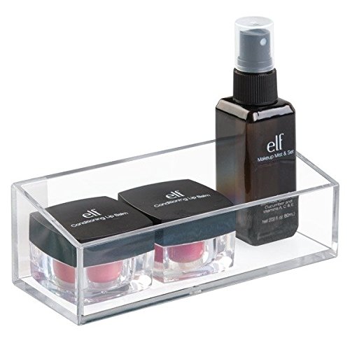 mDesign AFFIXX Kosmetik Organizer – praktische, selbstklebende Aufbewahrungsbox für Kosmetikartikel wie Lippenstift und Co – Schminkaufbewahrung leicht gemacht ¬im Dreier-Set - 3