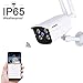 Price comparison product image FREDI Outdoor Wifi Network CCTV Camera IP Wireless HD 720p Security Weatherproof with Night Vision IR, App View, Motion Detection and Power Supply (SD card NOT INCLUDED)