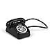 Produktbild AILIN1 Fee Miniaturfiguren 1/12 Puppenhaus Miniatur Retro Telefon Festnetz Telefon Wohnzimmer Zubehör, Schwarz