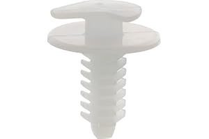 Restagraf - Fixations Agrafe de Panneau pour Garniture de Porte - Compatible avec Alfa Romeo, Citroën, Fiat, Lancia, Peugeot - Réf. 1404 - Sachet de 20, Blanc