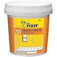 DR FIXIT 201 Crack X Paste for Internal & External Surface Cracks on Roofs,Wall, Flexible Putty with Excellent Bonding(5 Kg)