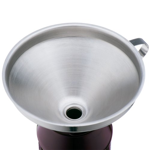 VonShef Großer Trichter für Marmelade und zum Einmachen hochwertiger Edelstahl 12,8cm Durchmesser - 5