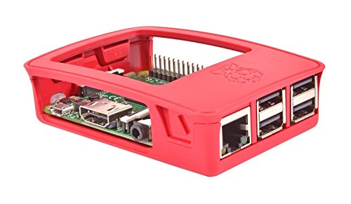 Raspberry 9098132 - Caja de Ordenador  Color Rojo y Blanco