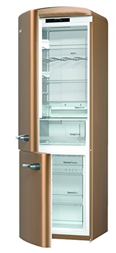Gorenje ONRK 193 CO-L Khl-Gefrier-Kombination / A+++ / Hhe 194 cm / Khlen: 222 L / Gefrieren: 80 L / Braun / NoFrost / ZeroZone-Schubfach (0 Grad) / Oldtimer / Retro Collection