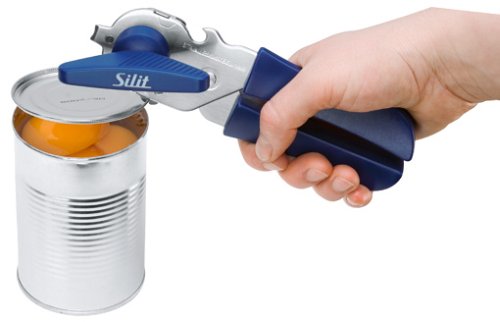 Silit Dosenöffner Rot Edelstahl rostfrei 18/10 - 6