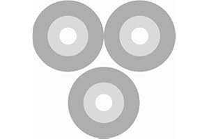 QTACIE Wood Turning Chisels Carbide Tips 16mm Round, Woodturning Tungsten Carbide Inserts Tips for DIY Woodworking Lathe, Axe Carbide Turning Tool, Full&Pro-Size Finishers(Cutter Ci0), 3Pcs