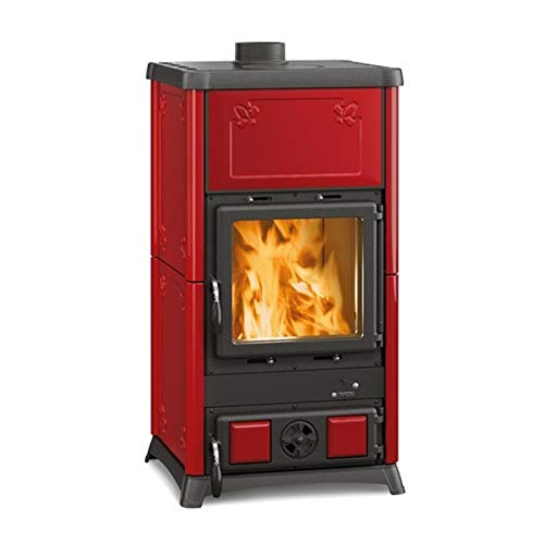 La Nordica Fedora Poêle à bois en céramique Bordeaux 8,3 kW