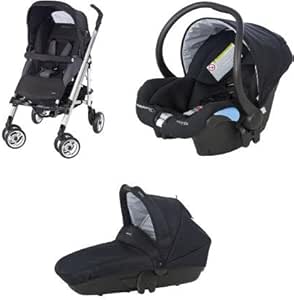 Bebe Confort Combine Trio Loola Avec Nacelle Streety Et Siege Streety Fix Total Black Amazon Fr Bebe Et Puericulture