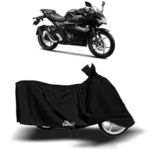 DREAM - Suzuki Gixxer SF New BS6 Water Resistant - UV Protection & Dust Proof Full Bike - Scooty Two Wheeler Body Cover for Suzuki Gixxer SF (Jet Black)