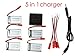 Produktbild Onebird MJX X400 X500 X800 X300C Ersatz 5 pcs 3.7V 750mAh Batterie Akku mit 5 in1 Ladegerät