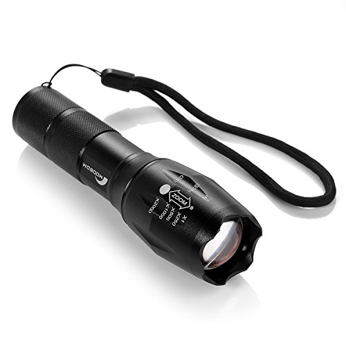 Moobom CREE-T6 900 Lumen-Lampe justierbarer Fokus Zoomable 2-in-1 tragbare Taschenlampe weißes Licht / UV-Licht für Scheck Banknoten Kreditkarte Camping Wandern Fischen Jagen - 6
