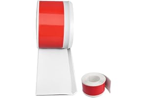 LOMUG Battiscopa Adesivo 10CM, Battiscopa in PVC Bianco 10CM x 10M, Battiscopa Morbido per Cucina e Bagno (Bianco 10CM x 10M)