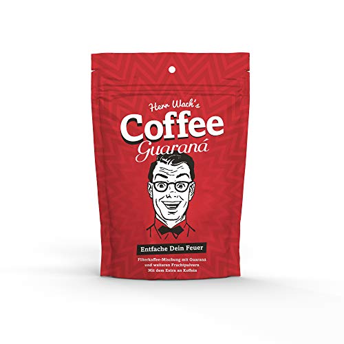 Herr Wach's Coffee Guaraná | Premiumkaffee aus Hamburg | bis zu 8 Stunden wach | besonders mild | 15% Superfoods | Kaffee + Guarana + Moringa + Acai + Lucuma | vegan