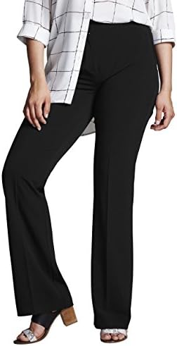 Label Be Womens Bootcut Stretch Trouser In Black 20