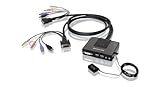GCS982U IOGEAR 2-Port USB DVI Kabel KVM Switch, gcs922u schwarz schwarz