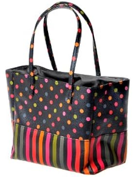 Danielle Lunch-Tasche gepunktet / gestreift