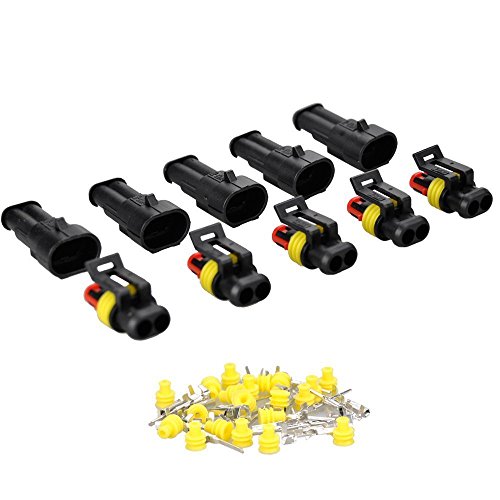 TILY-Wasserdichte Elektrische Draht-Verbindungsstecker für Motorrad-Roller-Auto-LKW - 5