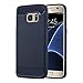 Produktbild Cadorabo DE-104022 Samsung Galaxy S7 Handyhülle aus TPU Silikon in Edelstahl-Karbonfaser Optik Blau