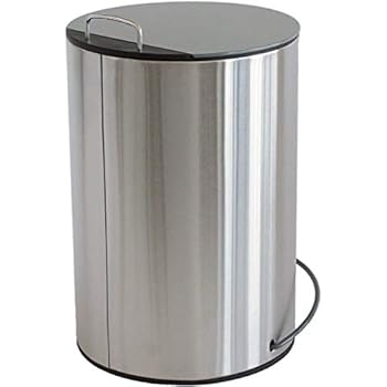 MSV Kosmetikeimer Unna Mülleimer Treteimer Abfalleimer - 5 Liter – mit