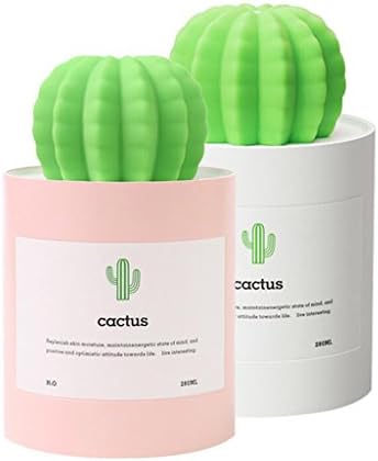 USB Humidifier 280ml Cactus Style Mini Mute Air Spray Office Bedroom Children Sleep humidifier ( Color : White )