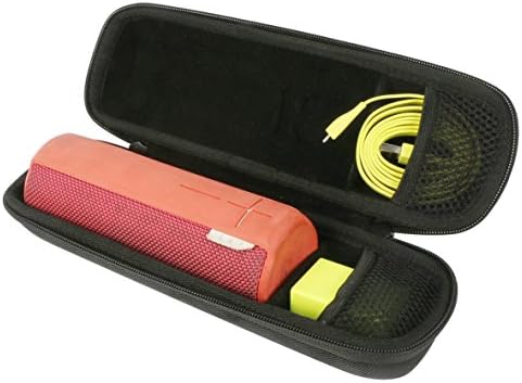 Khanka EVA Hard Case Travel Carry Bag for Ultimate Ears UE BOOM 2 Portable Mobile Bluetooth Wireless Speaker, Fits Charger and Cables