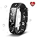 Produktbild Antimi Fitness Armband, Wasserdicht IP67 Fitness Tracker, Beachten kompatibel mit iPhone Android Handy , Schwarz