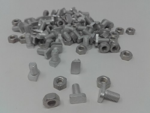Elite Greenhouses Muttern und Bolzen gekröpft Aluminium 50 Stück - 2