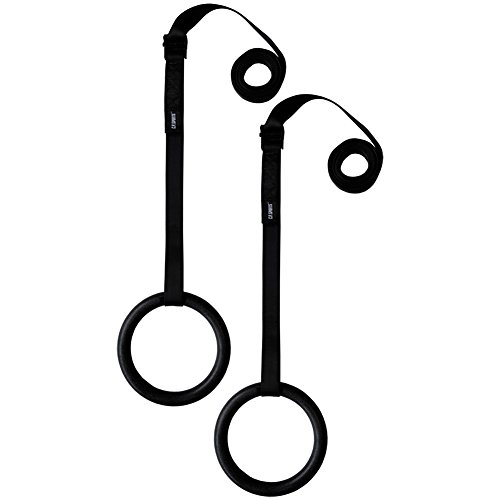 C.P. Sports Trainingshilfen Cross Fit Turnringe, Schwarz, One size, 38824 - 3