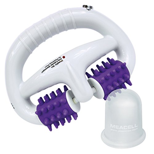 ? STOP CELLULITE ? Complete Set Anticellulite Meacell slimming cup and Measkin Roller - Firming and slimming treatment of the body- Cupping and Palp-Roll Techniques
