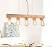 Produktbild Pendelleuchte Esstisch Pendellampe Holz Lampe Hängeleuchte Lang Rustikal Höhenverstellbar Hängelampe Retro Hängend Leuchte Deckenleuchte Mit E27 Leuchtmittel Für Esszimmer Wohnzimmer Büro Cafe