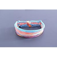 4x Surferarmband MADEBYNAMI - Freundschaftsarmband, Beach Bracelet, Surfer, Armband