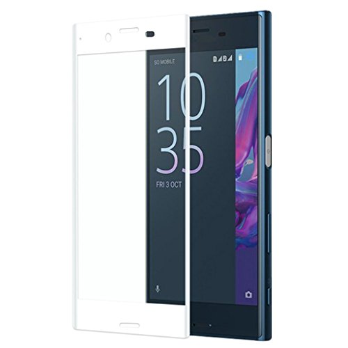 MagiDeal 9H Gebogenes Gehärtetes Glas Folie Displayschutz Displayschutzfolie Für Sony Xperia X Compact – Weiß - 4