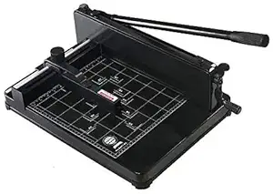 Dotpot A4/12 Inch Heavy Duty Guillotine Paper Trimmer Rim Cutter A4 Size Commercial Metal Base with Large Capacity of 400 Sheets for Home, Office & Stationerys