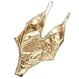 Moda : Muy sexy y cómodo de llevar, bonito y encantador, un regalo perfecto para ti. ---Bañadores bikini push up mujer, Integración de moda sexy y elegante, con una figura misteriosa. Todos los días, una Tener transpirable y elástico, para que te sientas más cómodo