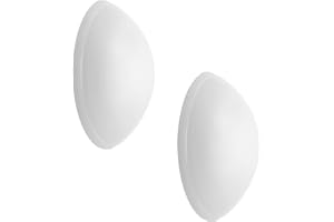 WAGNER DESIGN YOURSELF WAGNER Parechoc de porte VISSER ou COLLER blanc - Lot de 2 - diamètre Ø 40 x 12 mm, à visser ou coller au mur, butoir en plastique de haute qualité, matériel de montage inclus - 15234012