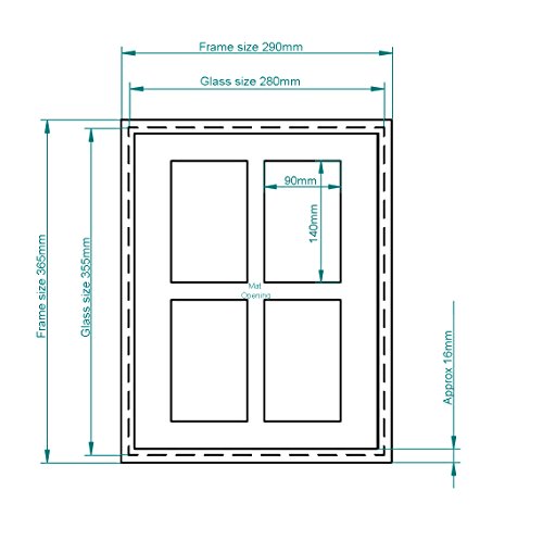 28 x 35 cm Mehrfach Bilderrahmen - 6