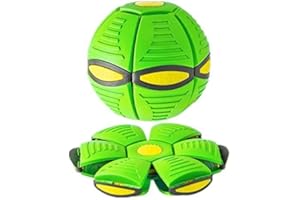 MACMRD Verformbarer fliegender Untertassenball, magischer UFO-Ball, magischer fliegender Untertassenball,magischer leichter fliegender Untertassen-UFO-Ball, geeignet für Familienaktivitäten,Haustierspielzeug