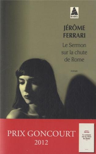couverture de : Le sermon sur la chute de Rome
