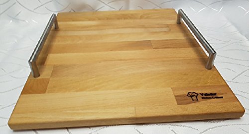 Kitchen C-Wood Gleitbrett aus Buchenholz für den Thermomix TM5 / TM31 ( auch geeinet für die Kitchenaid ) – Höchste Qualität Hand Made in Germany ( Massivholz stabverleimt aus nachhaltiger deutscher Forstwirtschaft mit Naturölen versiegelt ) - 4