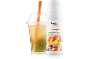 The Inspire Food Company | Sirope de Frutas para Bubble Tea - 300ml - Mango - Sin colorantes artificiales - 100% Vegano y Sin Gluten