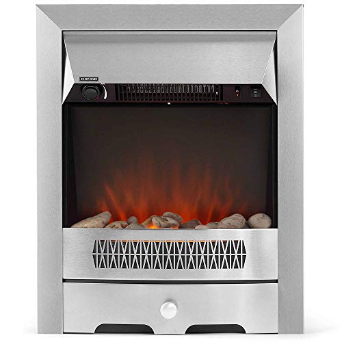 VonHaus Electric Fireplace 2KW Modern Freestanding Heater with