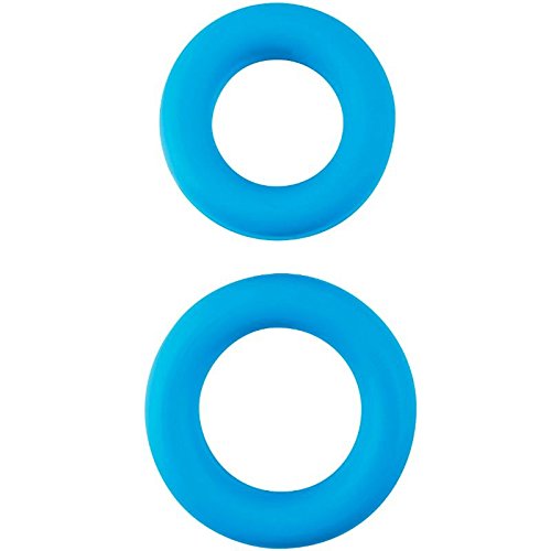 Preisvergleich Produktbild Ring aus Silikon Gummi blau set