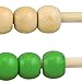 Popamazing Childrens 11.6Lx 8.7Wx 1.9"H Large Wooden Bead Abacus Counting Frame Educational Maths Toy